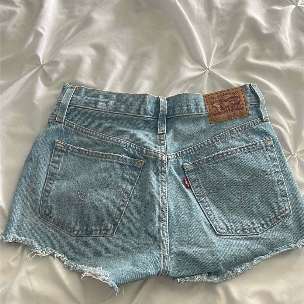 Levi's Women's Blue Denim Shorts